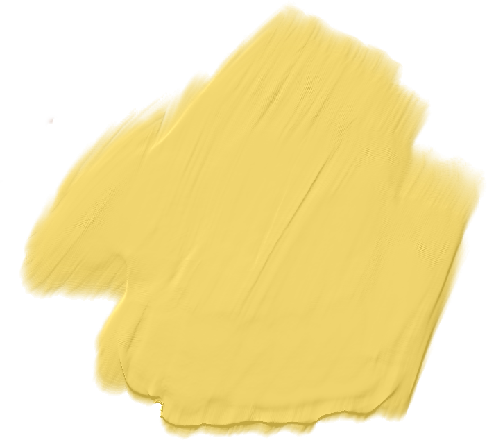 Yellow Paint Brush Stroke
